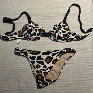 La Perla animal print bikini